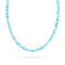 Aquamarine | Silver | Mermaid Glass Knotted Necklace